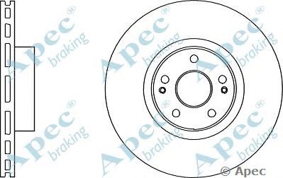 APEC BRAKING dsk3028 -  Тормозной диск